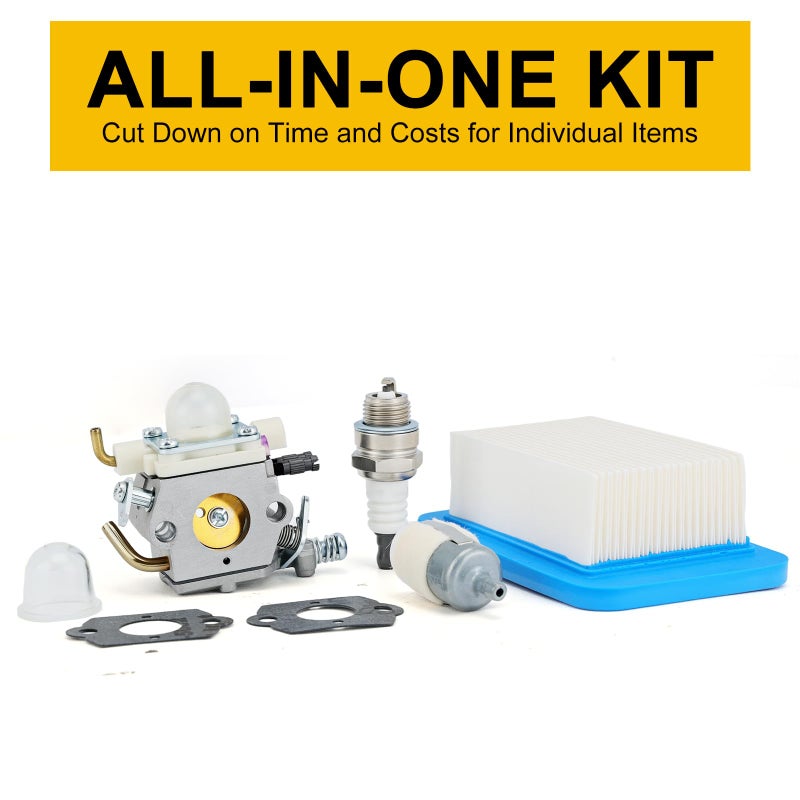 Panari C1M-K77 PB-403T Carburetor for Echo PB 403T PB-403H PB-413T PB-413H PB-413HT Backpack Blower with PB403 Air Filter Fuel Line Fuel Filter Tune Up Kit - Image 5